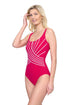 Gottex Embrace V-Neck Surplice One Piece FUCHSIA